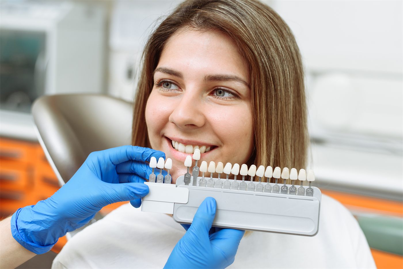 Patient after a teeth cleaning at Millpond Family Dental in Cary